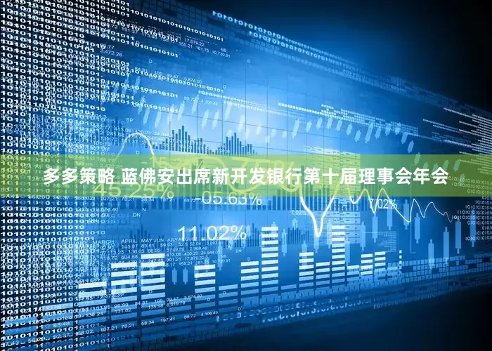 多多策略 蓝佛安出席新开发银行第十届理事会年会